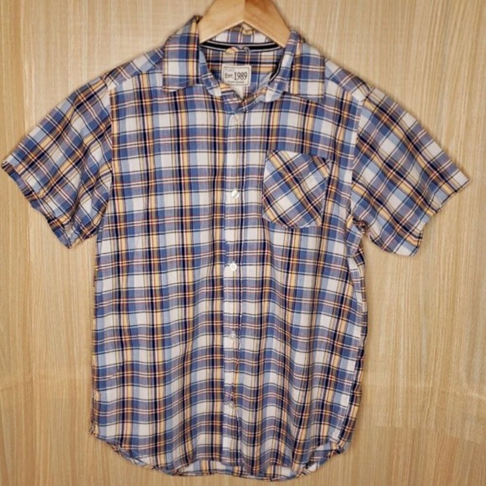 Children's Place Boys Short Sleeve Button Down 10